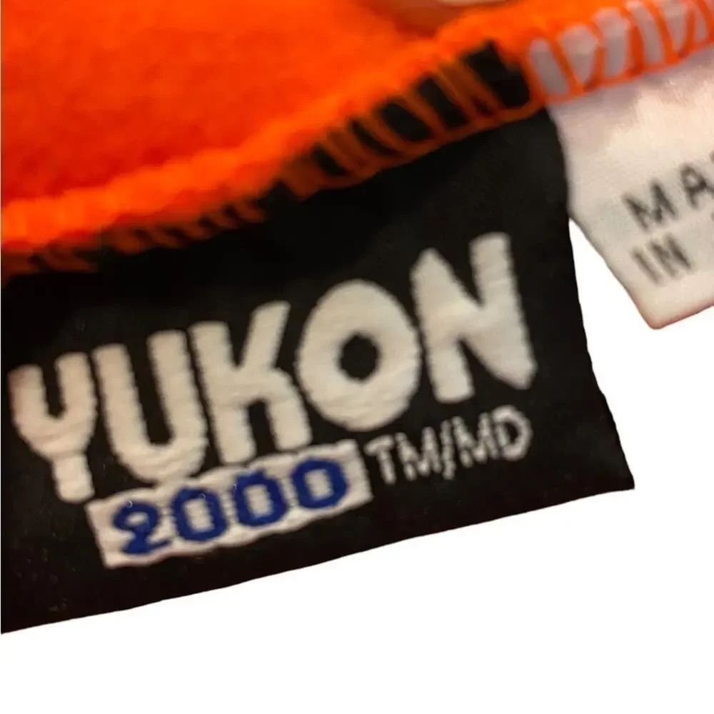 Yukon 2000 Bright Orange Capuche Head Sleeve Warm Ski Snowboard Fleece Hood Med